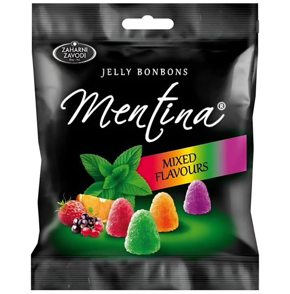 ZAHARNI ZAVODI - Mentina Jelly Bonbons Mixed Flavours 80g